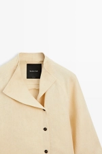 100% ЁРТ, КИМОНО НА ПУГОВИЦАХ И ШНУРКАХ - MASSIMO DUTTI
