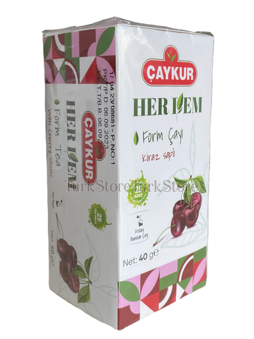 Чай Form со стеблем черешни Caykur 40 гр 25 пак