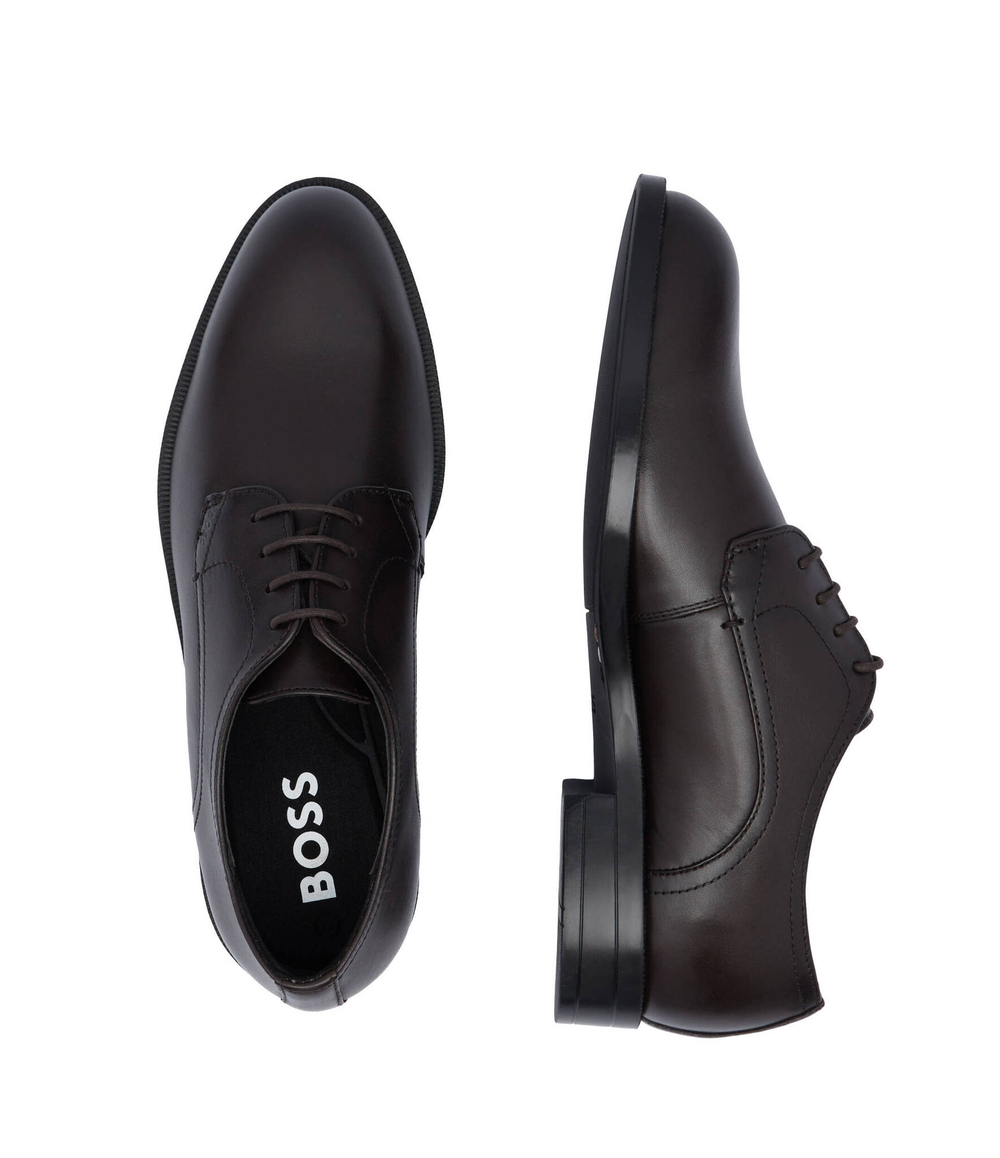 Кожаные дерби tayil_derb_bu BOSS BLACK - коричневый(50516754)