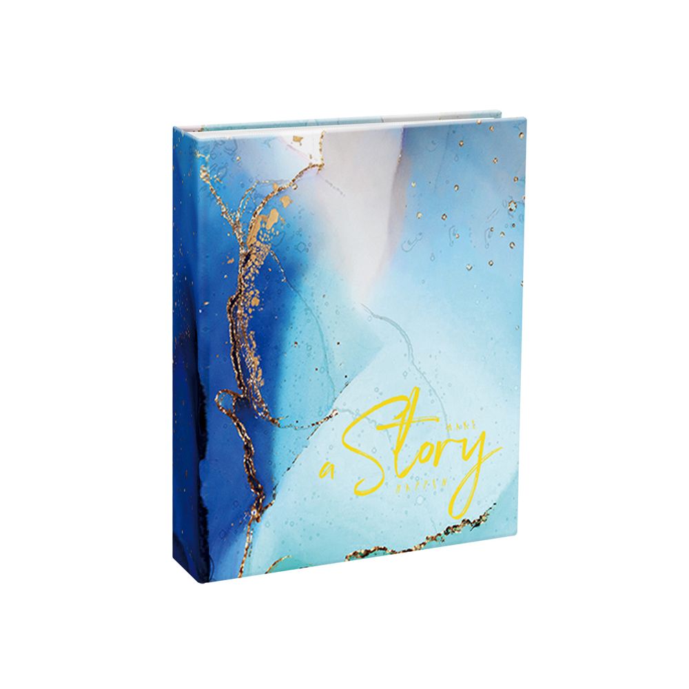 Фотоальбом на 100 фото, 10*15, А6, Aesthetic blue, Спейс