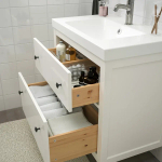 Тумба для ванной - HEMNES / ORRSJÖN /ORRSJОN  IKEA/ ХЕМНЕС/ОРРСЬЕН ИКЕА, 82х49х89 см, белый