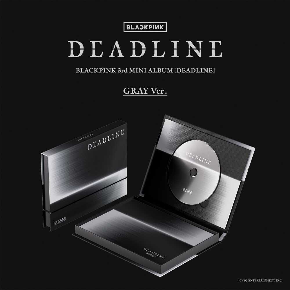 Альбом BLACKPINK - 3rd Mini Album [DEADLINE] (GRAY Ver.)
