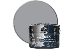 Грунт-эмаль Dufa CORREX 3 в 1 для металла по ржавчине RAL-7004 серый
