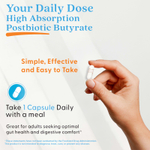 Doctor's Best, Постбиотический бутират с высокой усвояемостью, 30 растительных капсул с жидкостью (300 мг на капсулу)
