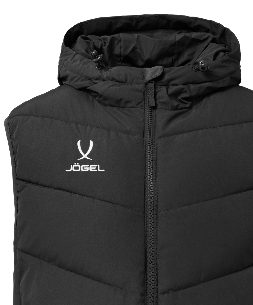 Жилет утепленный c капюшоном JÖGEL ESSENTIAL PerFormPROOF Padded Hooded Vest, черный, детский