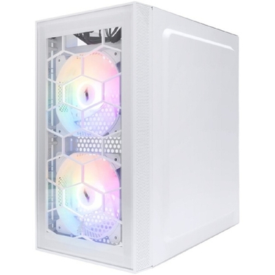 1STPLAYER FIREBASE X1 White / mATX / 3x120mm LED fans / X1-WH-3F1-W