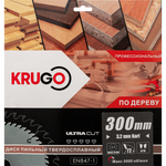 Пильный диск KRUGO 300x3,2/2,2x72Tx30mm, WA300072