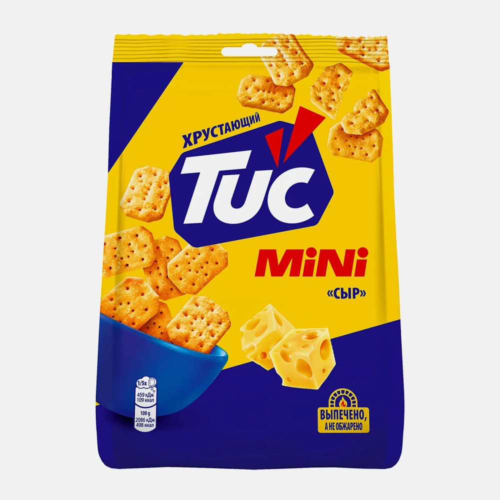 Крекер со вкусом сыра Tuc Mini 110г