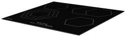 Встраиваемая электрическая варочная панель Monsher MHE 6012