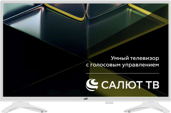 ЖК телевизор Leff 43F691T FHD Smart Салют ТВ белый