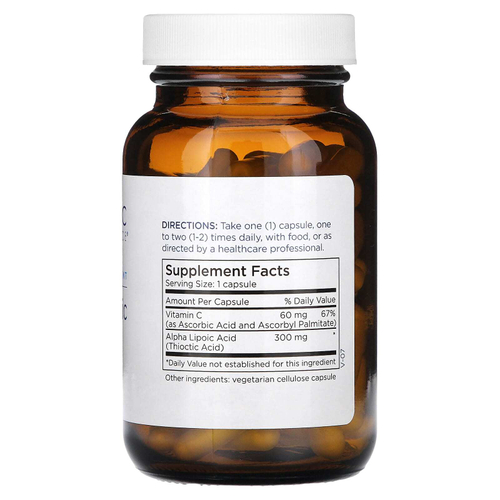 Metabolic Maintenance, альфа-липоевая кислота, 300 мг, 90 капсул