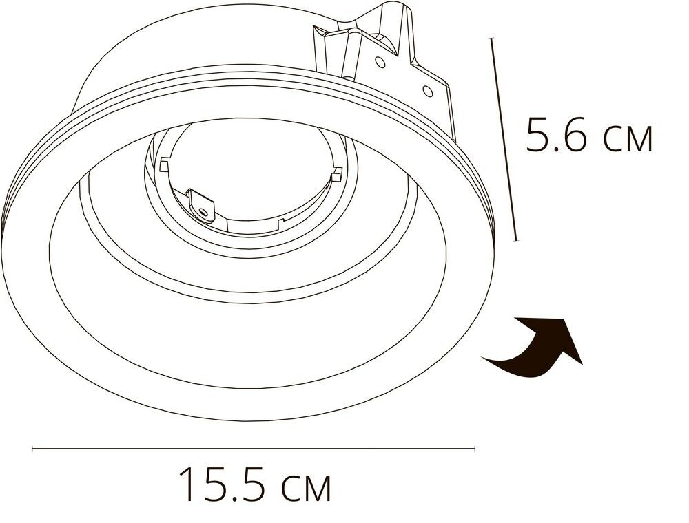 Точечный встраиваемый светильник Arte Lamp
