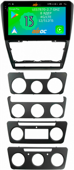 Магнитола для Skoda Octavia A5 2004-2013 - Airoc 2K AU-3202B (черная)на Android 13, TS20, 12/512Гб, SIM-слот