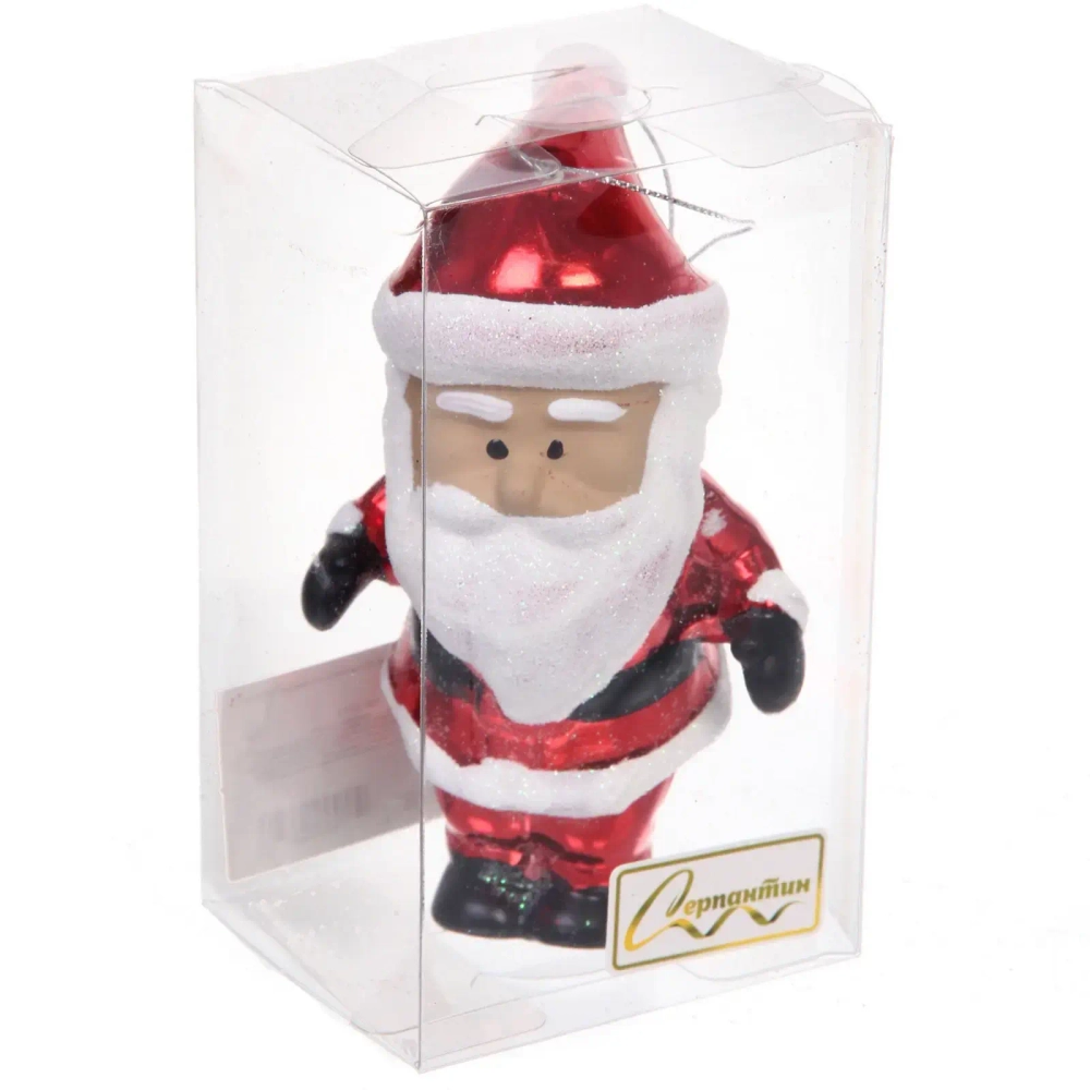 Елочная игрушка «Очаровательный дедушка» 7*6*12 см, Красный