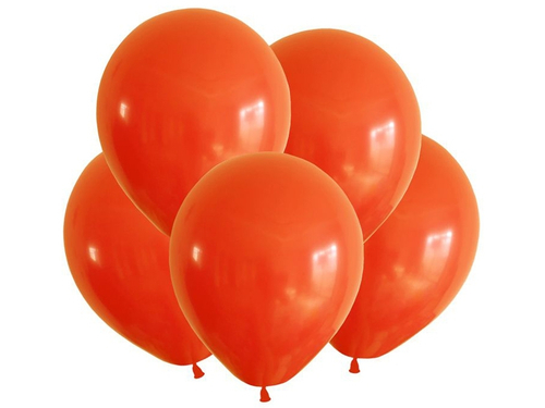 Шар 12" Оранжевый пастель/ Orange шаринг