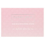 Clean Skin Club, гуа-ша, моделирующий камень, белый кварц, 1 шт.