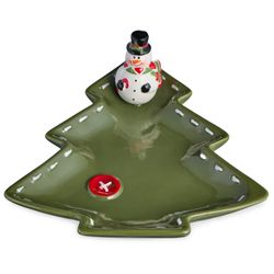 БЛЮДО СЕРВИРОВОЧНОЕ КОЛЛЕКЦИЯ "CHRISTMAS GIFT" 21*20,5*10 СМ