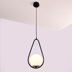 Подвесной светильник HOOP DROP Black