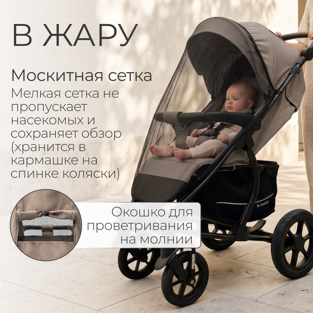 Прогулочная коляска BubaGO Model ONE