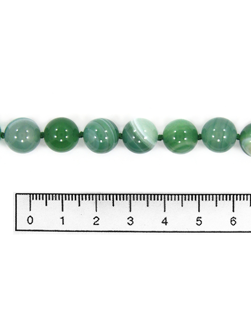 Бусы из агата agbu005-zel10