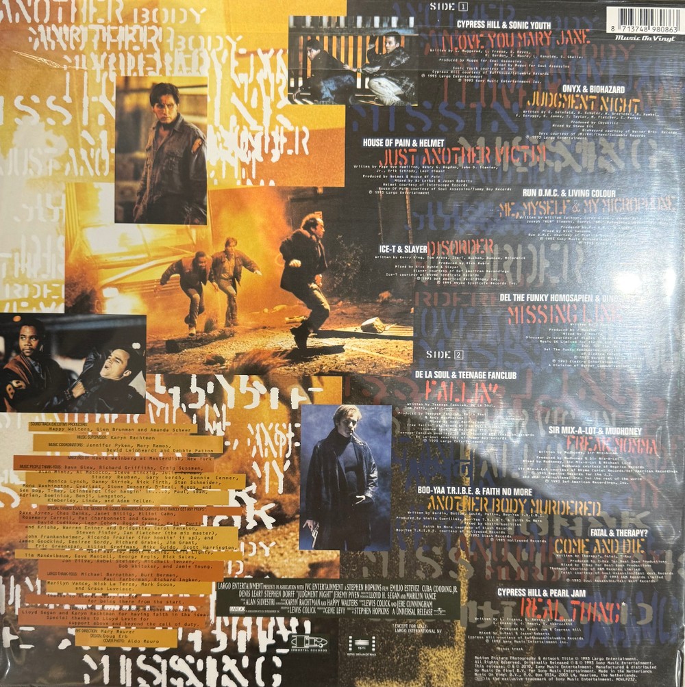 Виниловая пластинка Judgment Night LP