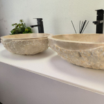 Раковина из мрамора ПАРА! Oval Marmo Wave OM-62884 57*37*15 120