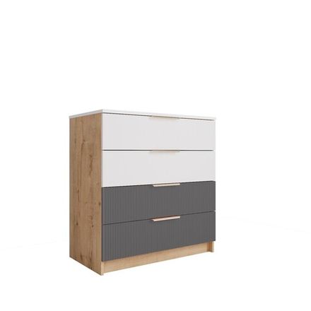 Комод 800 Лавис КМД 800.1 (Дуб бунратти/Графит софт)