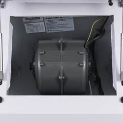 Каминная вытяжка Maunfeld MEDWAY 60 Glass White/ Stripe Inox