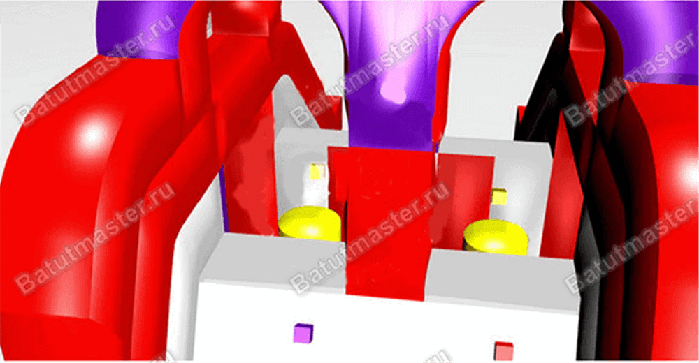 Надувная полоса препятствий "Веселые испытания"