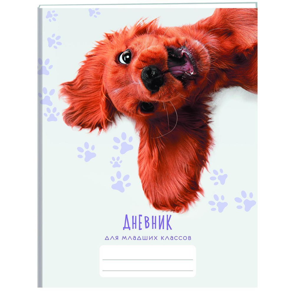 Дневник школьный (1-4) А5 48л. "Рыжий щенок" (Эксмо)