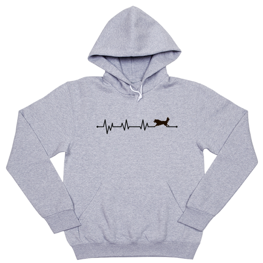 Толстовка "Бордер Колли - сердечный ритм"