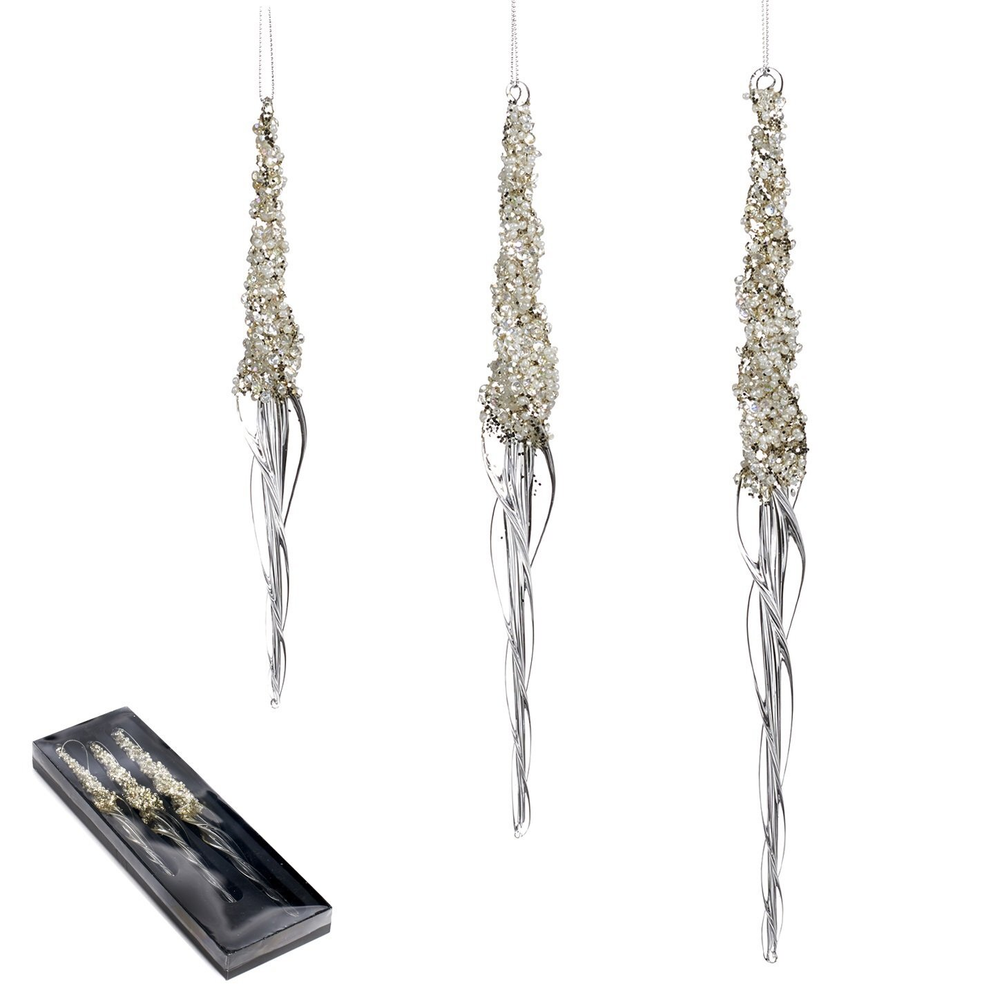 Сосульки 3шт 30см Goodwill прозрачные