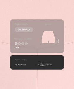 OYSHO Велосипедки Comfortlux с высокой посадкой длиной 10 см, нежно-розовый
