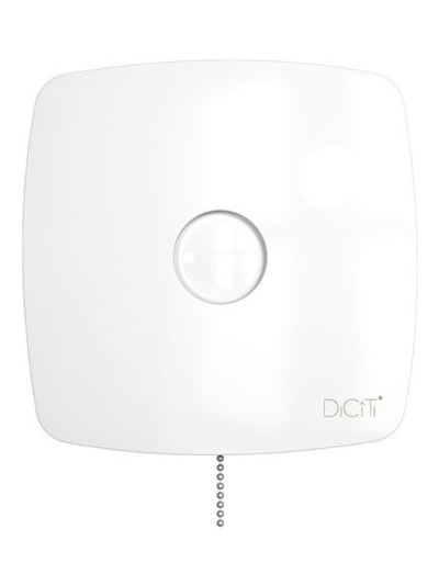 Вентилятор накладной RIO D125 обр.клапан тяг.выкл. DICITI