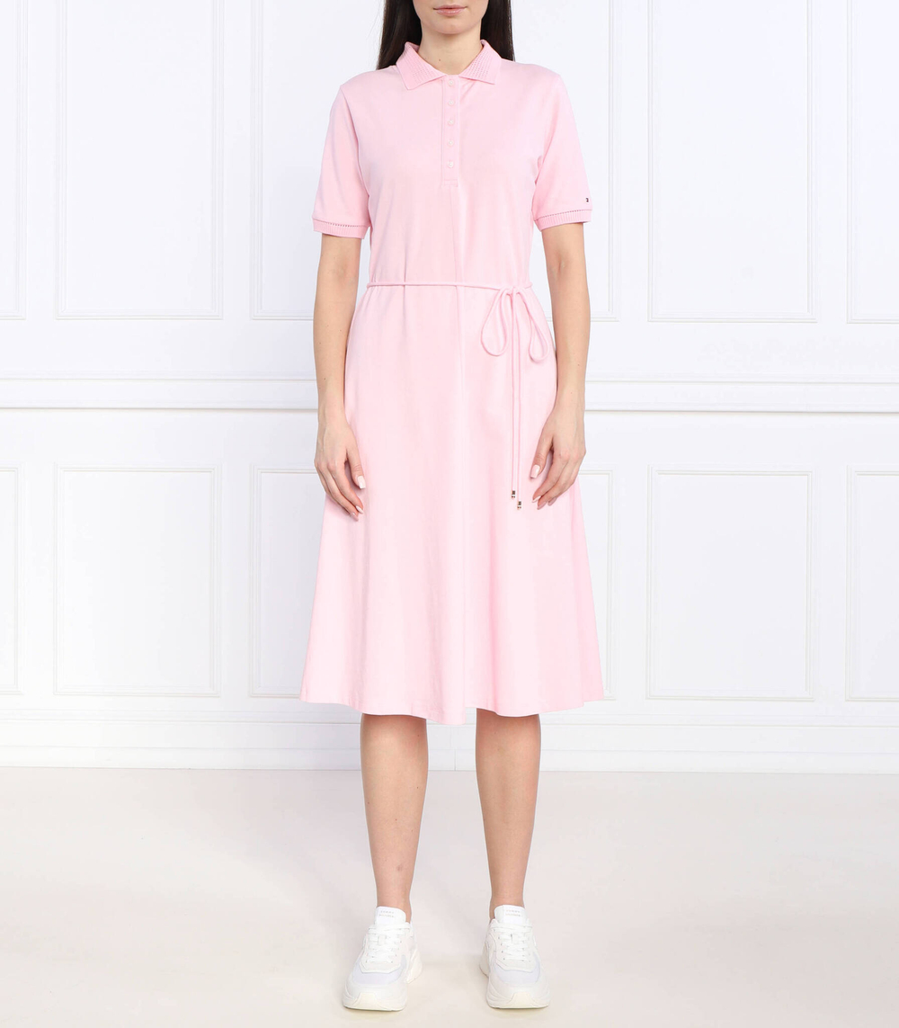 платье reg openwork Tommy Hilfiger - розовый(WW0WW37845)