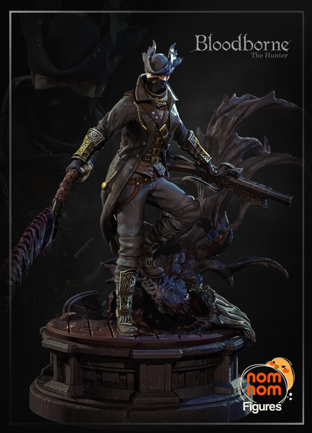 Охотник Hunter Bloodborne Коллекционная Фигурка Аниме