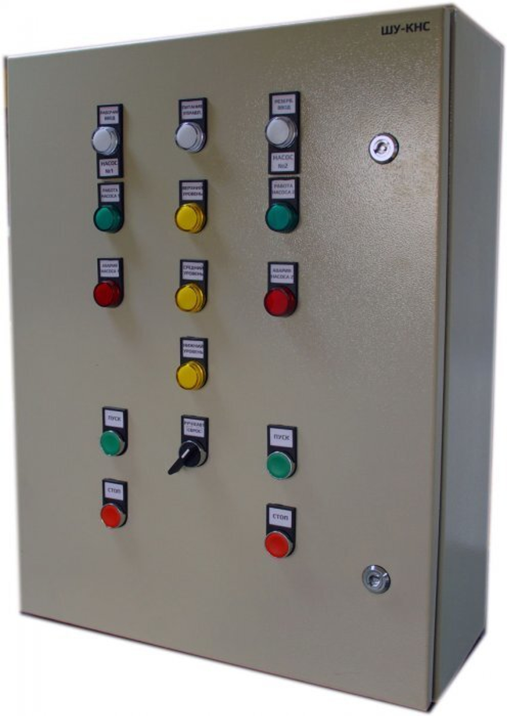 Шкаф управления КНС 3 кВт 2 насоса с АВР Плавный пуск Schneider Electric