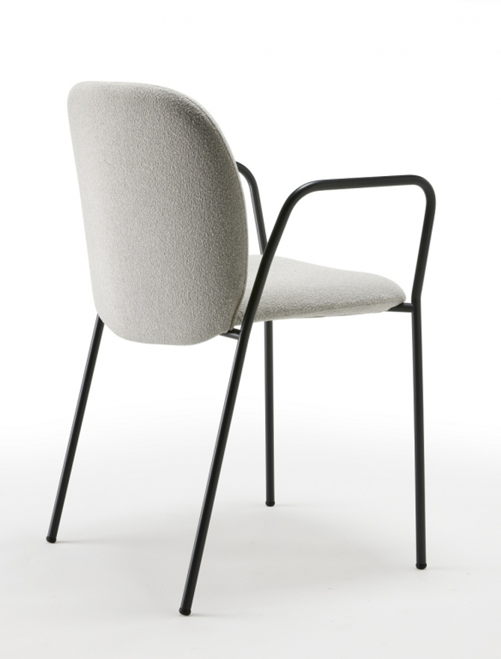 Кресло с обивкой Scab Design Mentha Pop, антрацит, слоновая кость