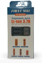 Зарядное уст-во для аккумуляторов 18650+ USB питание FirstWei