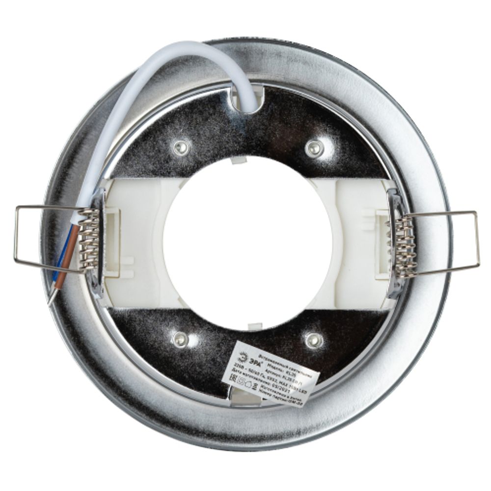 KL35 CН /1 (к) Светильник ЭРА под лампу Gx53,220V, 13W,хром | Встраиваемые светильники Для ламп GX53