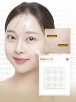 VT Cosmetics Заживляющие патчи от акне с микроиглами и экзосомами чеснока Garlic AC Reedle Shot Point Patch 9 шт