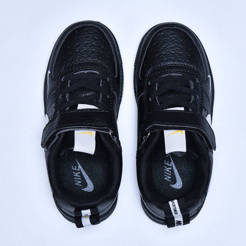 Кроссовки детские Nike Air Force 1 Black арт d666-2