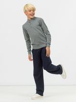 Джемпер поло для мальчика AT116 серый