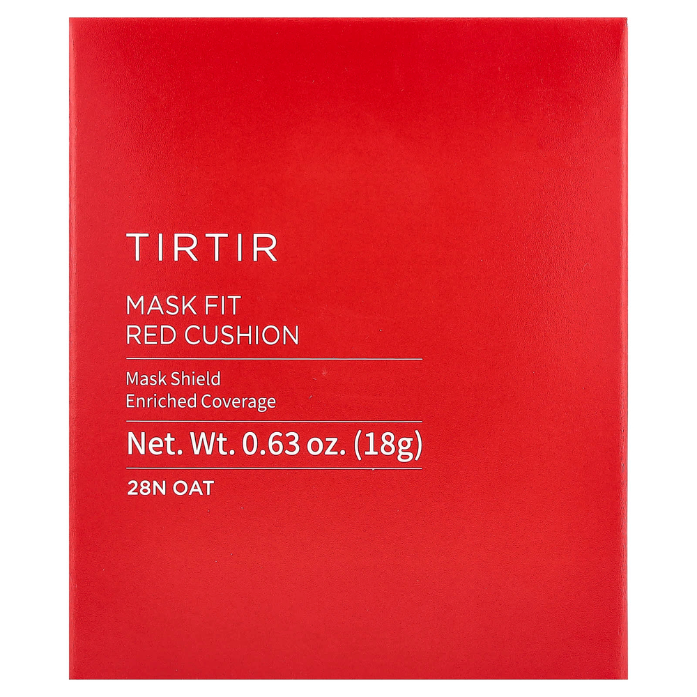 TIRTIR, Mask Fit Red Cushion, 28N овсянка, 18 г (0,63 унции)