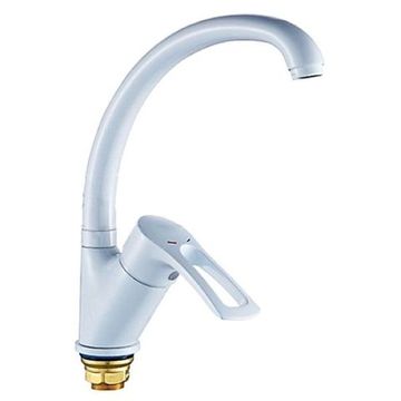 Смеситель кухня CRON 77318-WC Белый