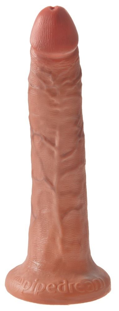 Фаллоимитатор King Cock реалистик, коричневый, 18 см