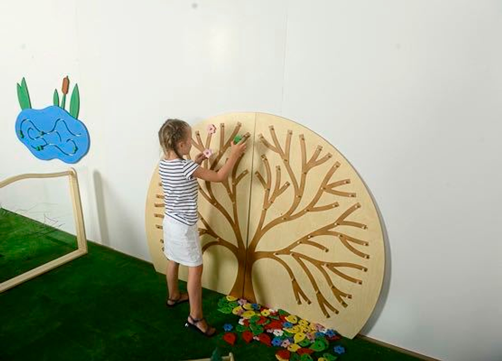 Декоративно-развивающая панель Времена года