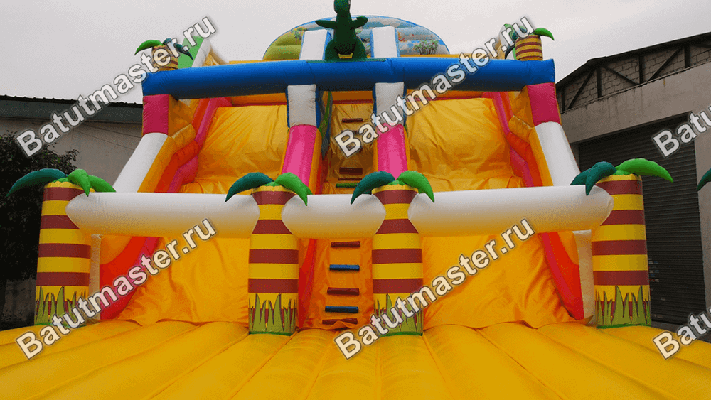 Надувной батут-горка "Горные приключения"