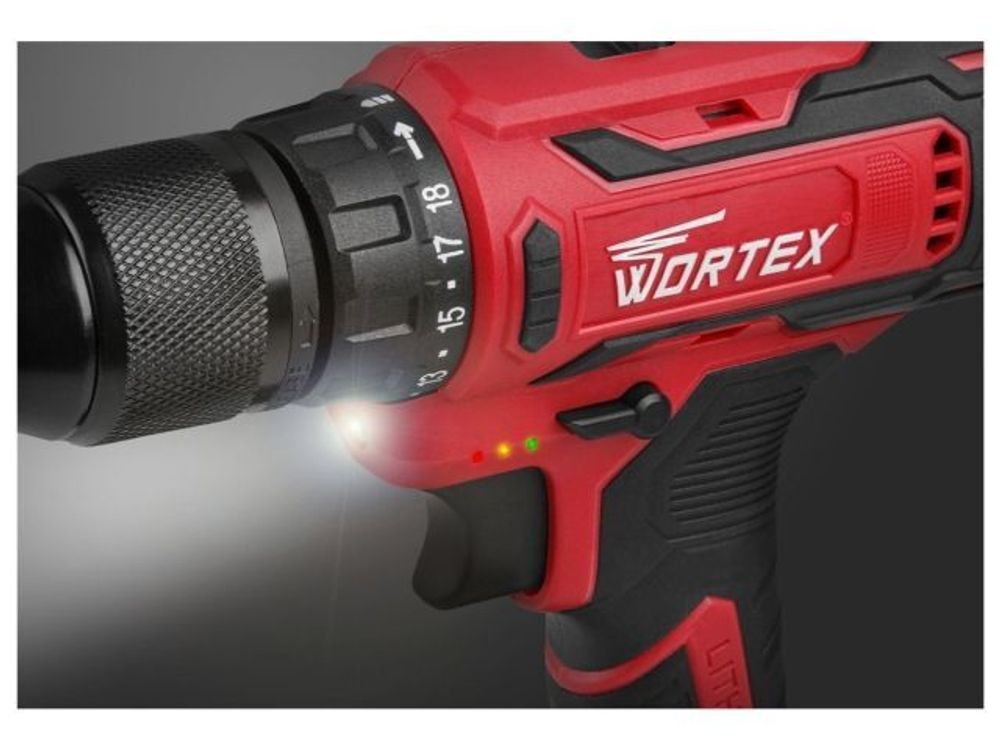Аккумуляторная дрель-шуруповерт WORTEX BD 1820-1 L