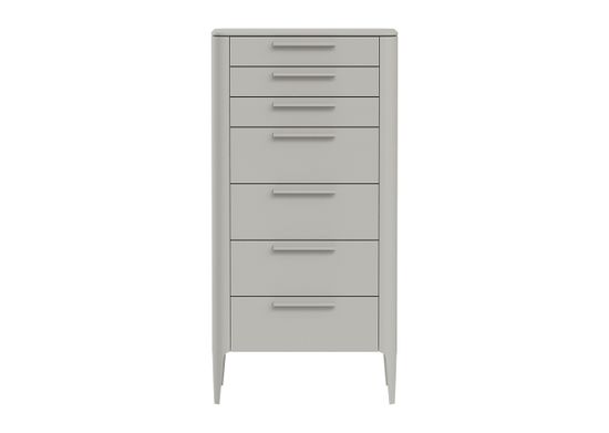 Комод Type высокии? 7 ящиков (серо-бежевый)